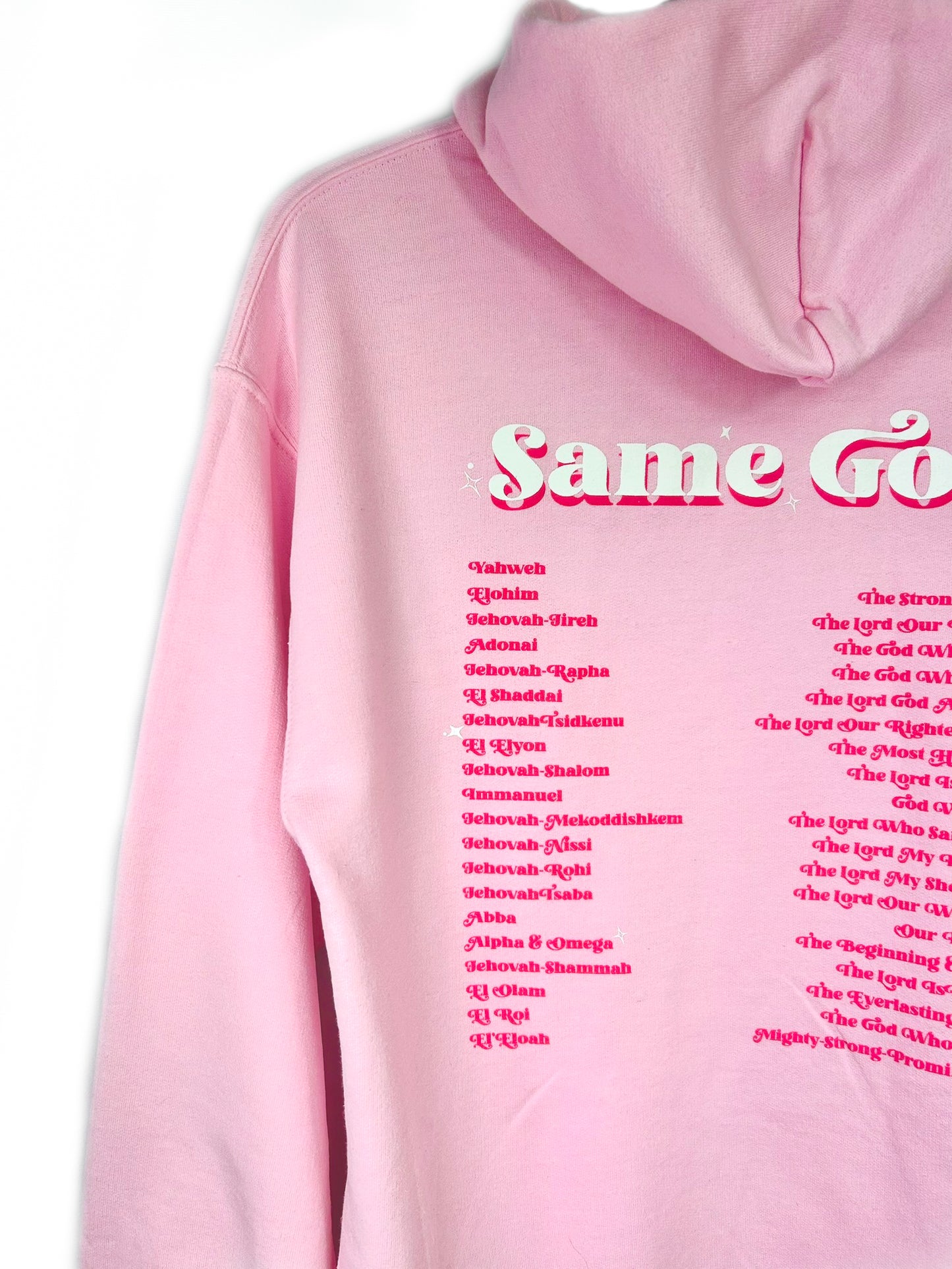 Many Names, Same God hoodie